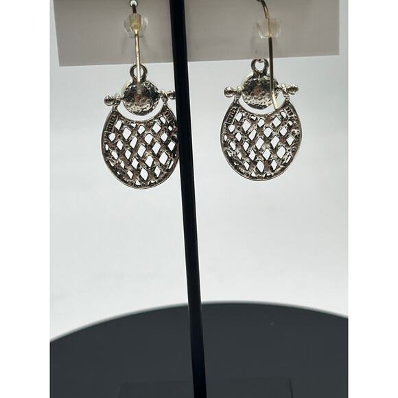 Noa Zuman Israel Designer Sterling Silver White Freshwater Pearl Earrings New‎ - Picture 4 of 9